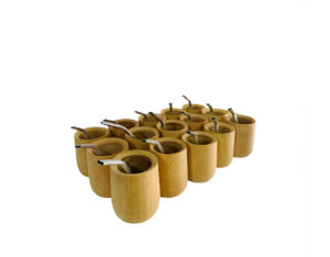 Promo 30 mates perita algarrobo/calden (no incluye bombilla)
