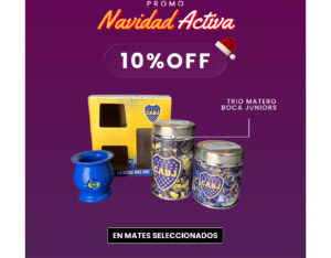 10%OFF Trio Matero Boca Juniors