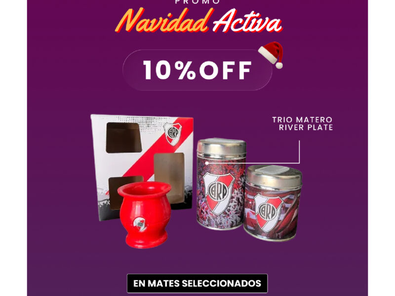 10%OFF Trio Matero River Plate