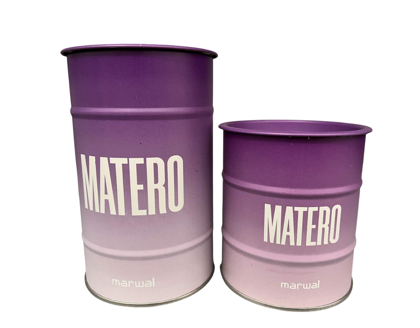 Juego Latas Tambo Línea Matero Bicolor Violeta