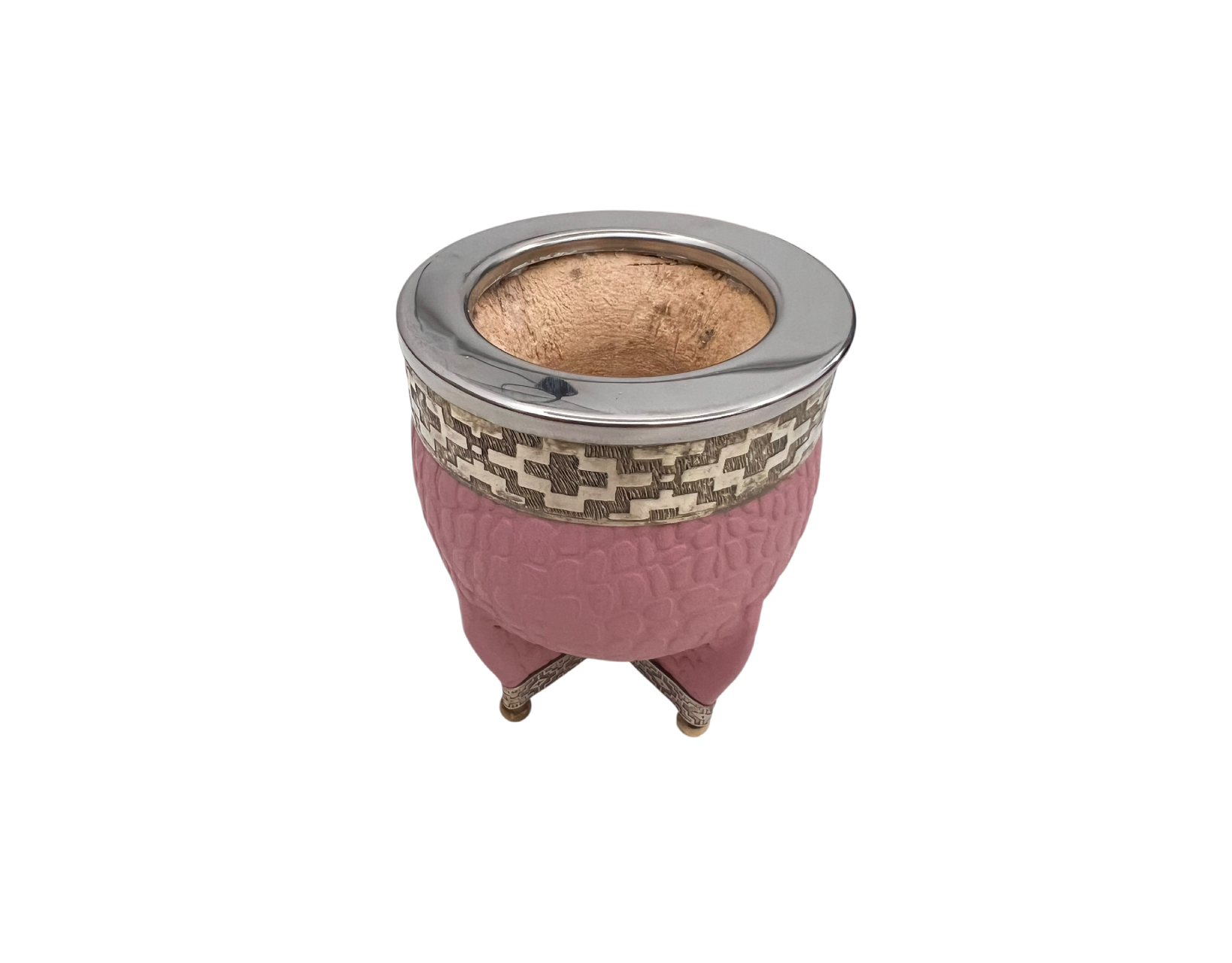 Mate imperial virola combinada base bolita alpaca premium - Imagen 2