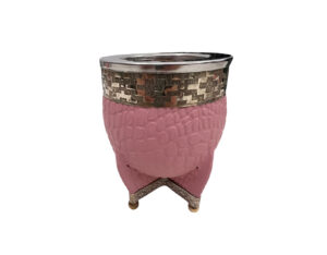 Mate imperial virola combinada base bolita alpaca premium