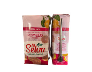 Yerba mate la selva Pomelo 500 grs + bombilla regalo