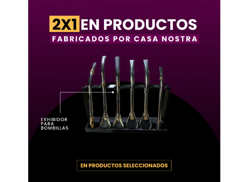 2X1 Exhibidor para bombillas