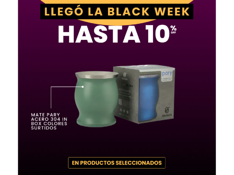 10% OFF Mate pary acero 304 in box