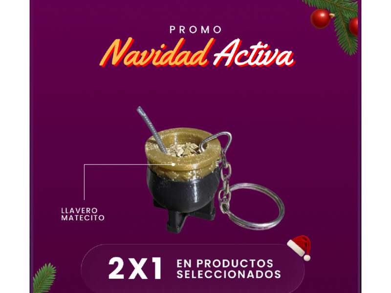 2X1 Llavero matecito