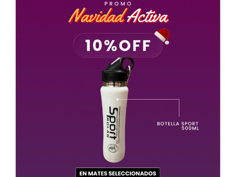 10% OFF Botella sport 500 ML