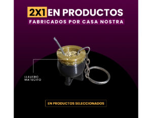 2X1 Llavero matecito