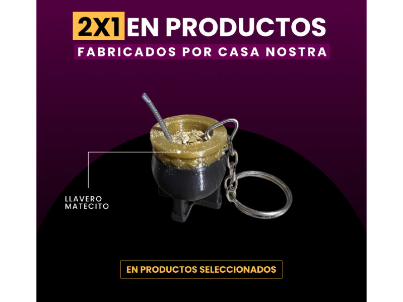 2X1 Llavero matecito