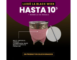 10% OFF Mate imperial virola combinada base bolita + bombilla de regalo