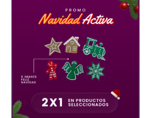 6 Imanes Feliz Navidad