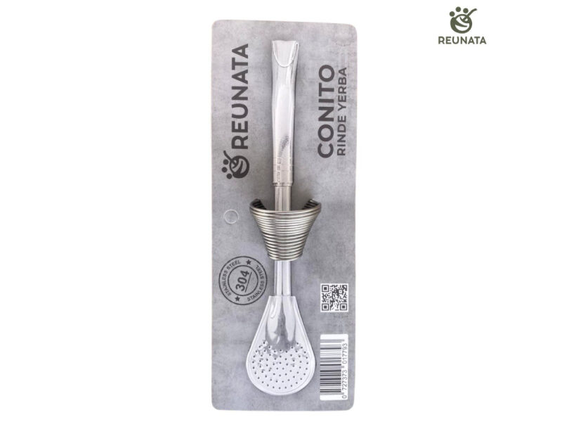 Set Conito rinde yerba + bombilla pico de loro acero