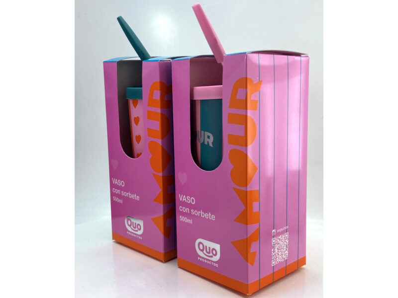 Línea Amour vaso C/Sorbete