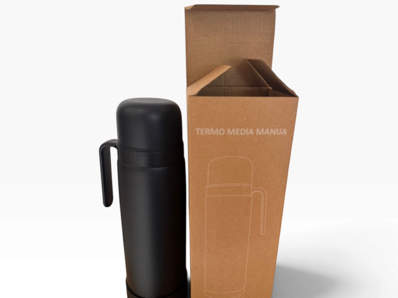 Termo Acero Media Manija Total Black