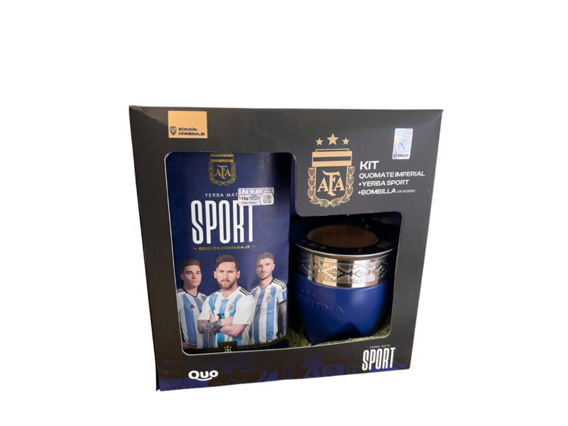 AFA Kit yerba + quomate imperial + bombilla