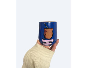 Mate perita pintado a mano